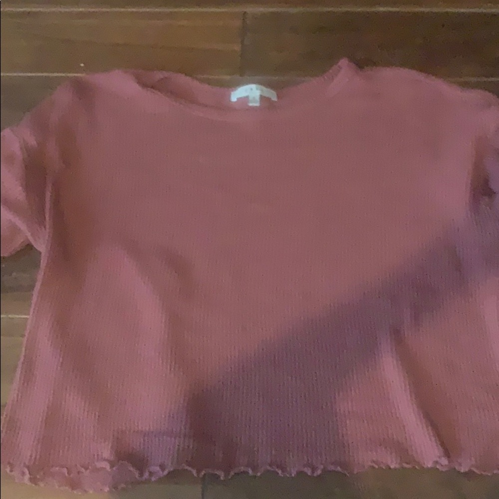 Cropped tshirt sweater